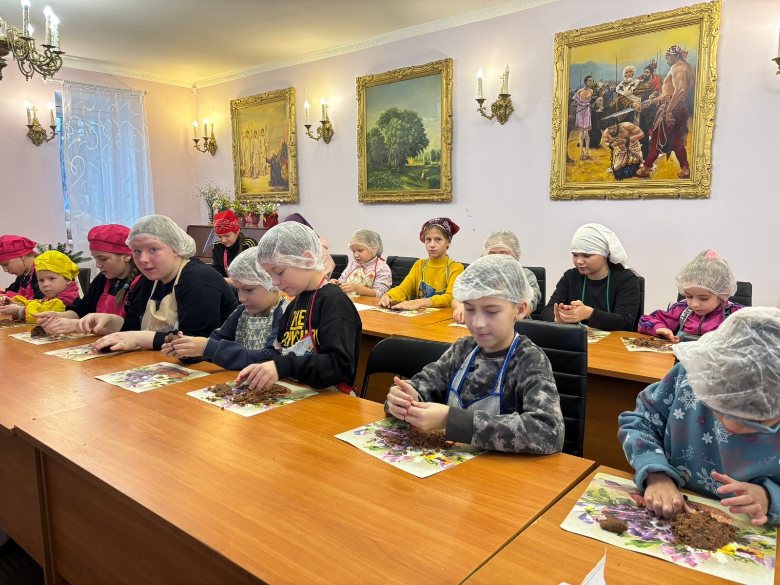 Мастер класс в воскресной школе Троицкого храма г. Сегежи